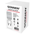 Кулер для воды SONNEN TSE-02W, настольный, НАГРЕВ/ОХЛАЖДЕНИЕ ЭЛЕКТРОННОЕ, 2 крана, белый, 456173 456173