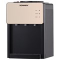 Кулер для воды SONNEN TSE-03BBP, настольный, НАГРЕВ/ОХЛАЖДЕНИЕ ЭЛЕКТРОННОЕ, 3 крана, черный/бежевый, 455751 455751