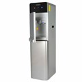 Кулер для воды VATTEN L09SE, напольный, НАГРЕВ/ОХЛАЖДЕНИЕ ЭЛЕКТРОННОЕ, бутыль снизу, 3 крана, серебристый, УТ-00001465 458047