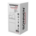 Кулер для воды с чайником SONNEN TBE-01 Tea Bar, напольный, ОХЛАЖДЕНИЕ ЭЛЕКТРОННОЕ, сенсорное управление, пульт ДУ, дисплей, шкафчик, 455749 455749
