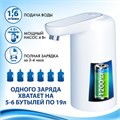 Помпа для воды электрическая с подсветкой SONNEN EWD161WG, 1,6 л/мин, АККУМУЛЯТОР, 455471 455471