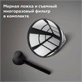 Кофеварка капельная BQ (БИ-КЬЮ) CM2002, 900 Вт, объем 1,5 л, поддержание температуры, серебристая, 86198275 457490