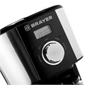 Кофеварка капельная BRAYER BR1122, 900 Вт, объем 1,5 л, черная 456597