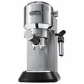 Кофеварка рожковая DELONGHI Dedica EC685.M, 1350 Вт, объем 1,1 л, ручной капучинатор, металлик 456516