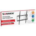 Кронштейн-крепление для ТВ настенный, до 45 кг, VESA 75х75-400х400, 32"-70", черный, SONNEN, 455949 455949