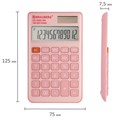 Калькулятор карманный BRAUBERG CX-102C-PK (76x126 мм), 12 разрядов, двойное питание, РОЗОВЫЙ, 272650 272650