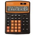 Калькулятор настольный BRAUBERG EXTRA COLOR-12-BKRG (206x155 мм), 12 разрядов, двойное питание, ЧЕРНО-ОРАНЖЕВЫЙ, 250478 250478