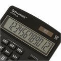 Калькулятор настольный BRAUBERG EXTRA-12-BK (206x155 мм), 12 разрядов, двойное питание, ЧЕРНЫЙ, 250481 250481