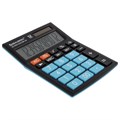 Калькулятор настольный BRAUBERG ULTRA COLOR-12-BKBU (192x143 мм), 12 разрядов, двойное питание, ЧЕРНО-ГОЛУБОЙ, 250497 250497
