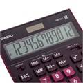 Калькулятор настольный CASIO GR-12С-WR (210х155 мм), 12 разрядов, двойное питание, БОРДОВЫЙ, GR-12C-WR-W-EP 250444