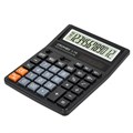 Калькулятор настольный CROMEX 888 (185x145 мм), 12 разрядов, ЧЕРНЫЙ, 271728 271728