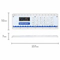 Калькулятор с линейкой 15 см, BRAUBERG DC-107 (53x158 мм), 8 разрядов, 271727 271727
