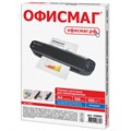 Пленки-заготовки для ламинирования А4, КОМПЛЕКТ 100 шт., 100 мкм, ОФИСМАГ, 530802 530802