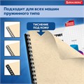 Обложки картонные для переплета БОЛЬШОЙ ФОРМАТ А3, КОМПЛЕКТ 100 шт., тиснение под кожу, 230 г/м2, слоновая кость, BRAUBERG, 530946 530946