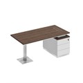 Стол руководителя на опорной тумбе 205413
