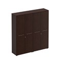 Шкаф комбинированный высокий (закрытый + одежда ) 122909