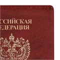 Обложка для военного билета, ПВХ, бордовая, тиснение, STAFF, 238874 238874