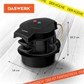 Бургерница-сендвичница электрическая антипригарная, съемная панель, 700 Вт, DASWERK, BM-1, 456333 456333